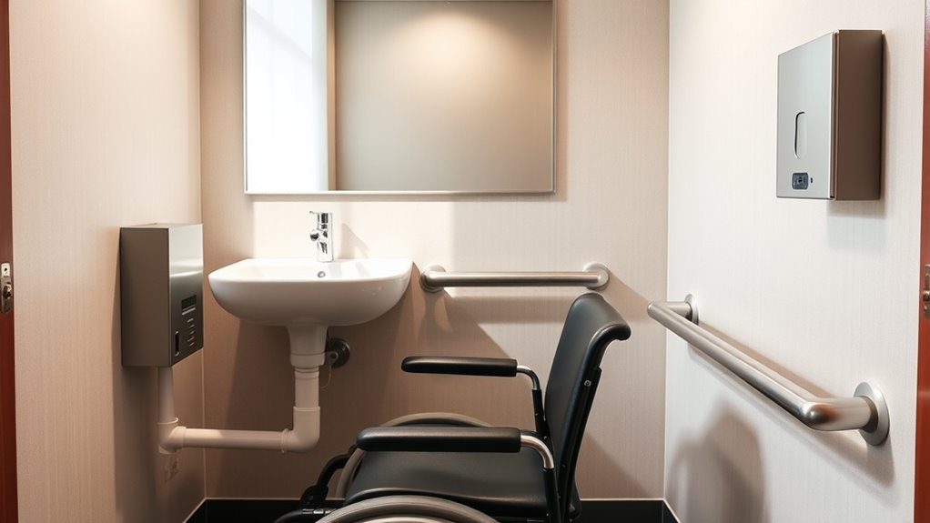 accessible fixture height placement