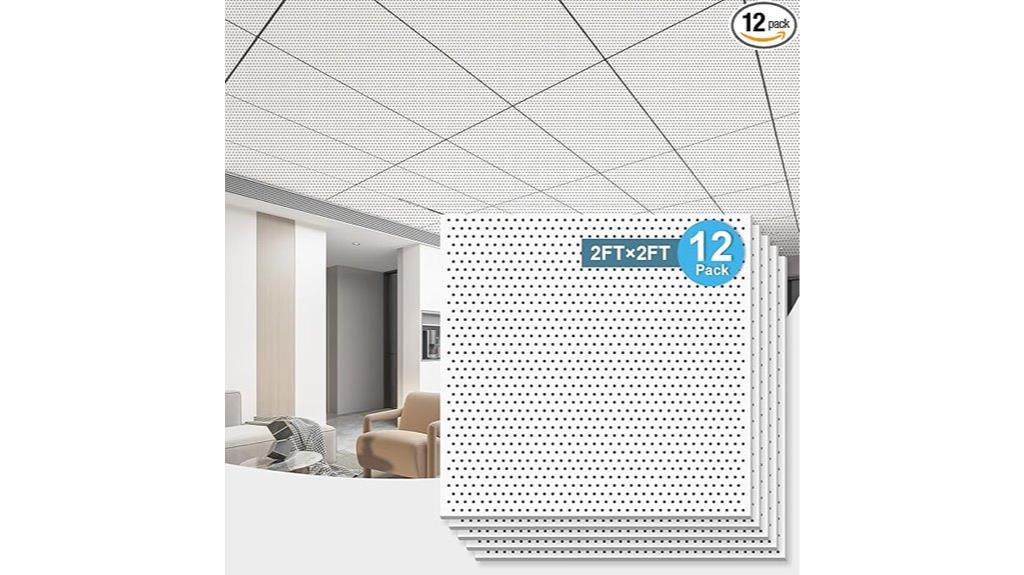 acoustic ceiling tiles pack