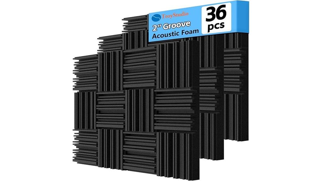 acoustic foam panel set