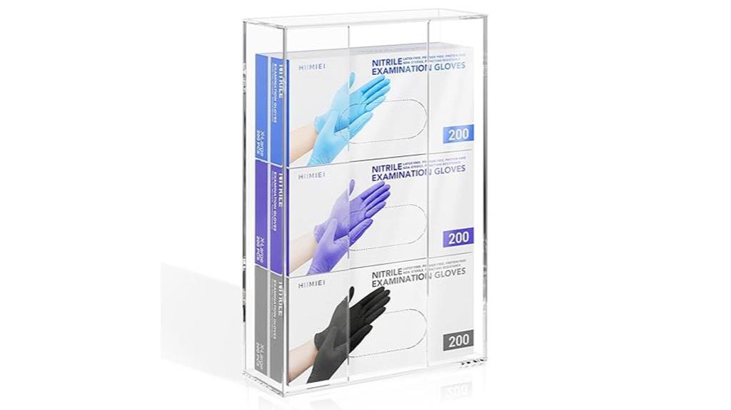 acrylic wall mount dispenser