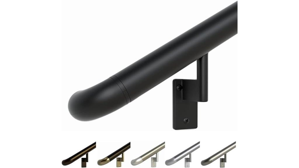 ada compliant black handrail