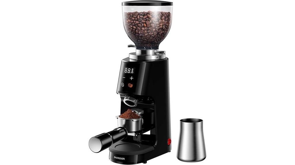 adjustable 64mm burr grinder