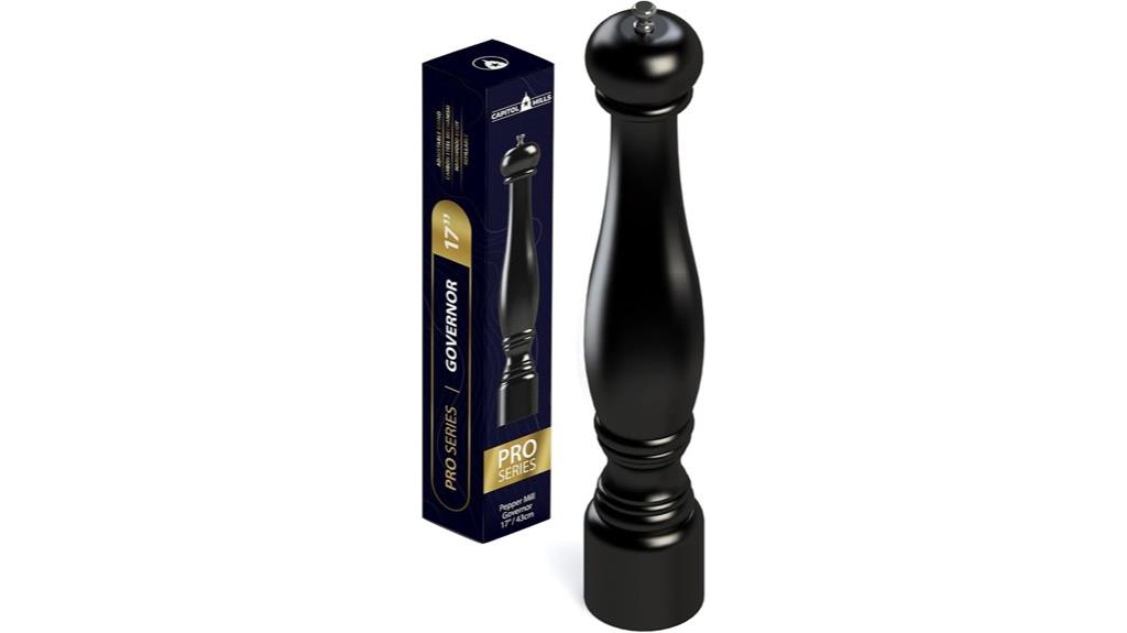 adjustable refillable pepper mill