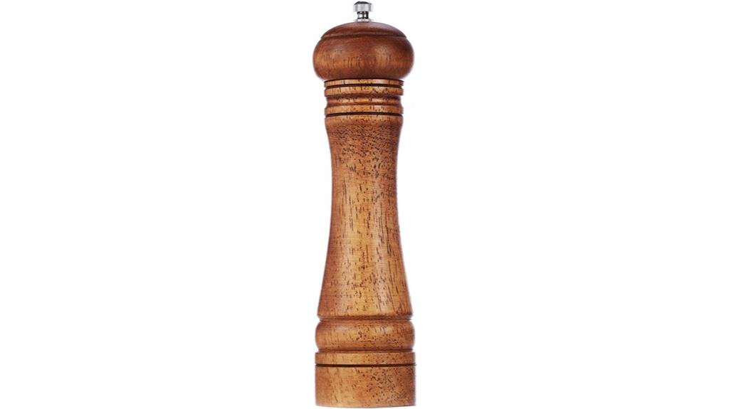 adjustable wood pepper grinder
