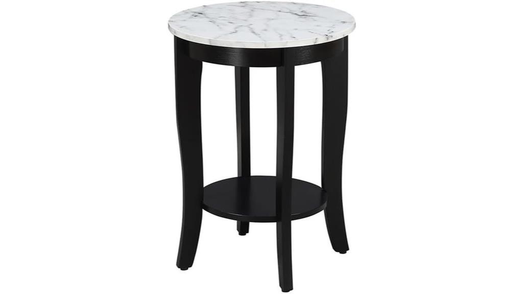 american heritage round end table