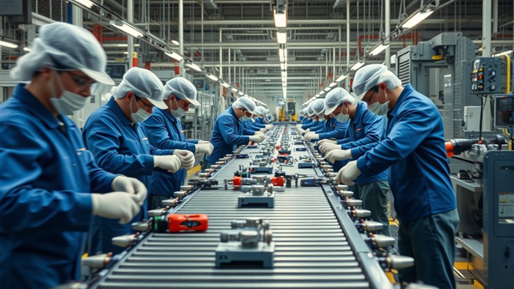 analyzing assembly line efficiency