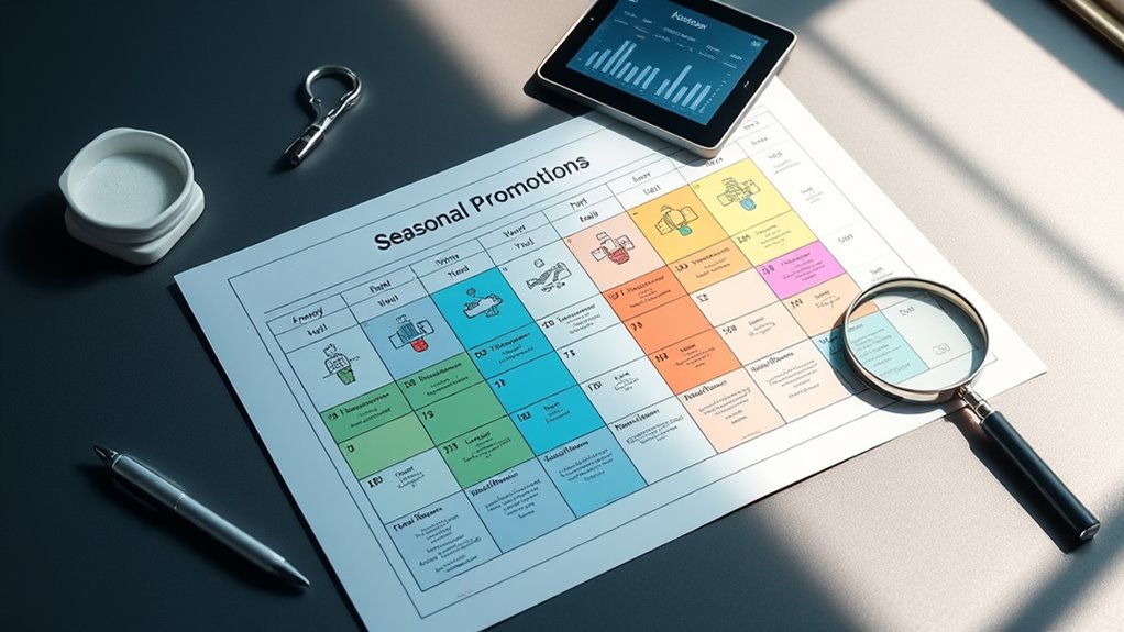 annual promotional planning schedule