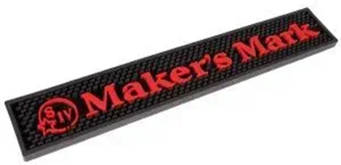 bar rail drip mat
