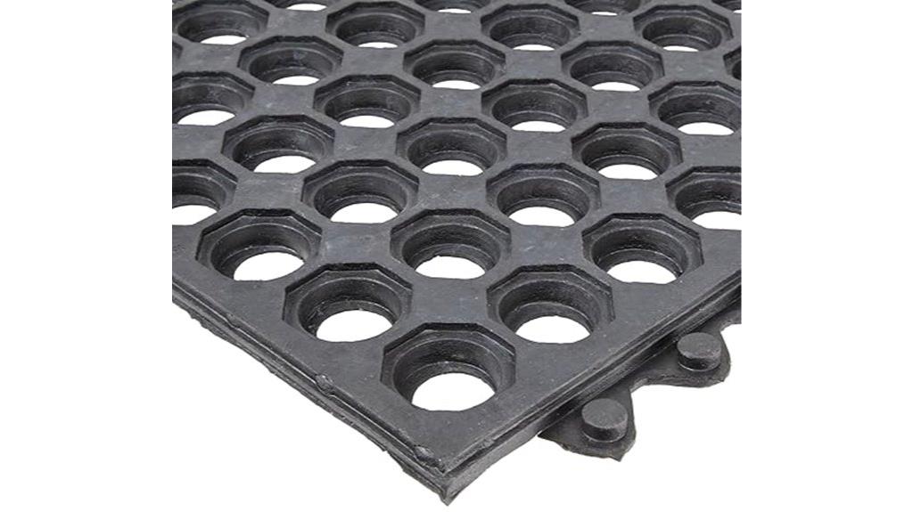black 3x3 anti fatigue mat
