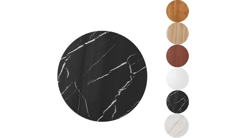 black marble tabletop