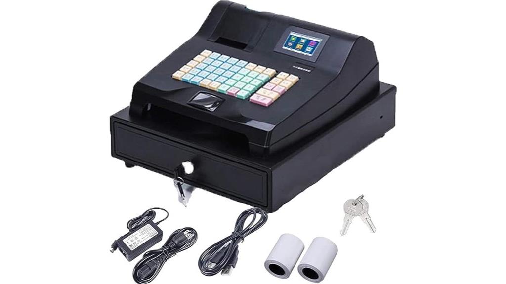 black pos digital register