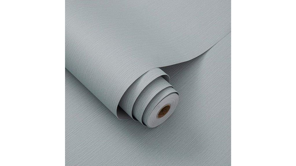 blue gray grasscloth wallpaper