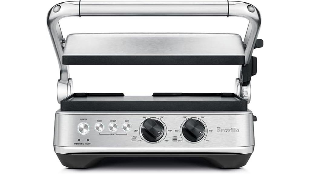 breville stainless steel grill