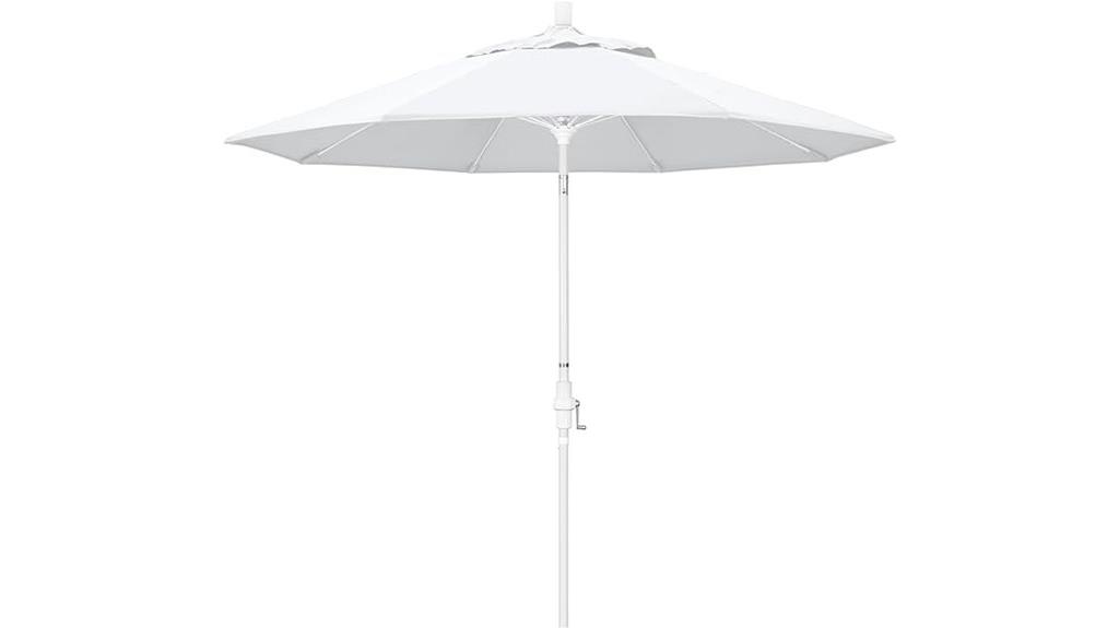 california 9 foot aluminum umbrella