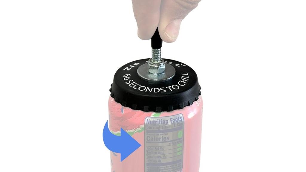 cans cooling spinner device