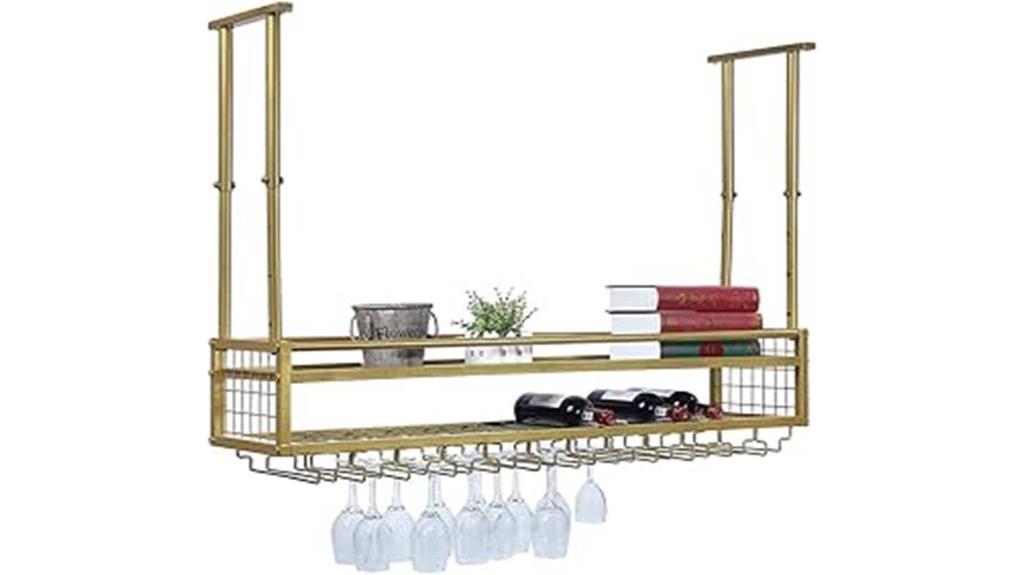 ceiling mount wine storage