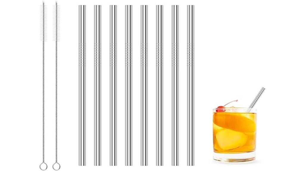 child sized metal straws