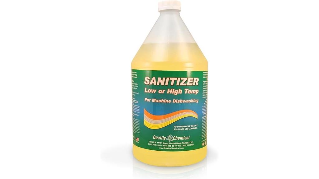 chlorine dish sanitizer 128oz