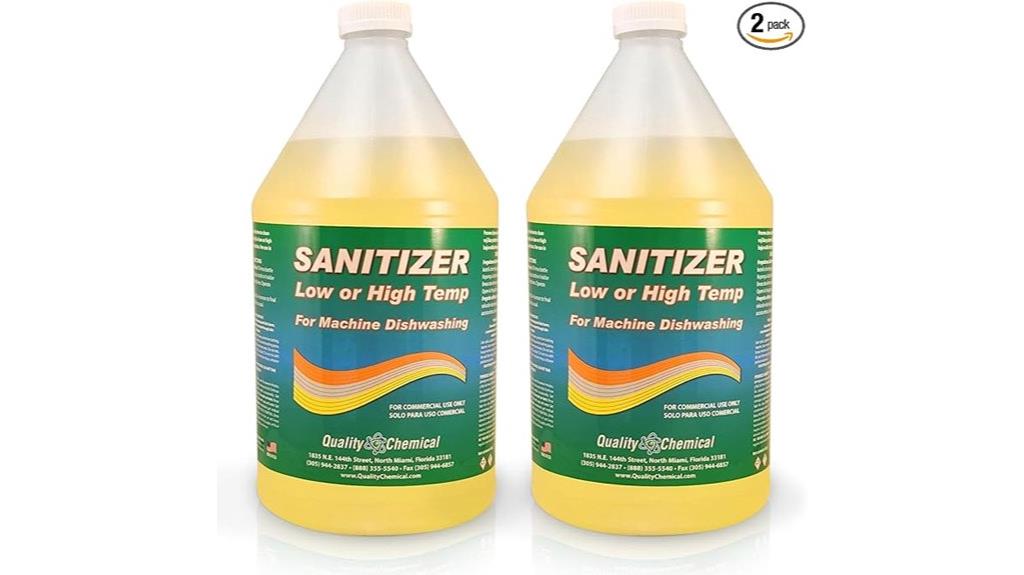 chlorine dish sanitizer pack