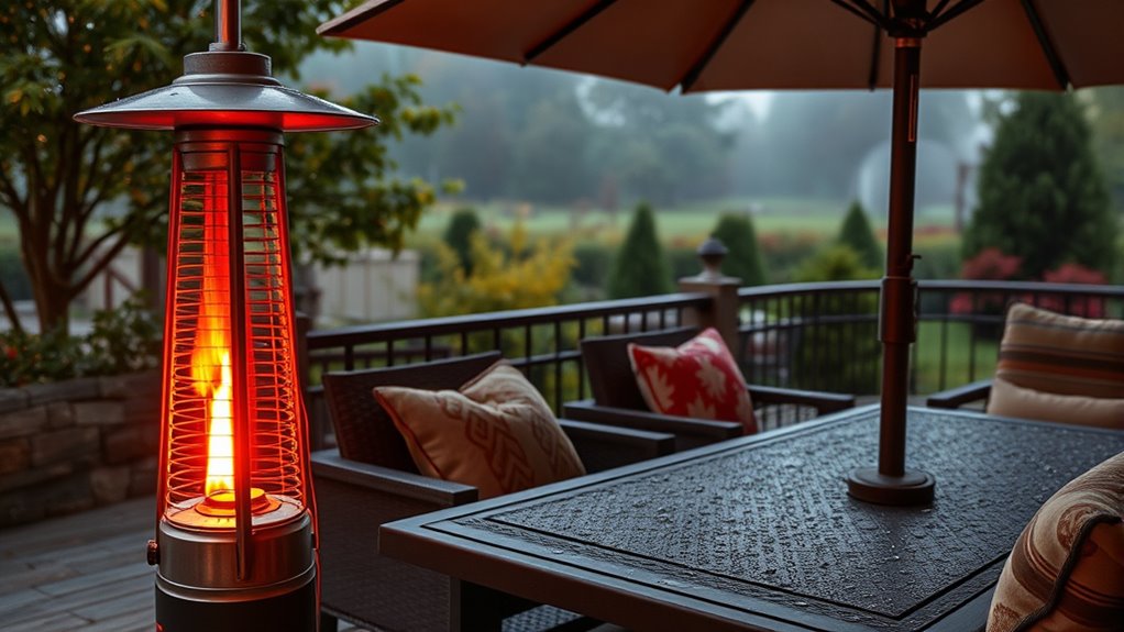 choose appropriate outdoor heating