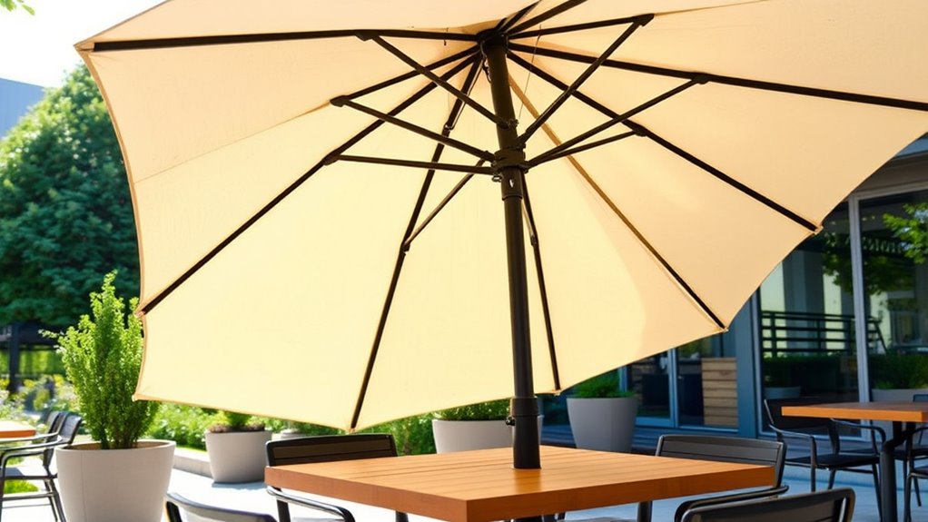 choosing durable wind resistant umbrella