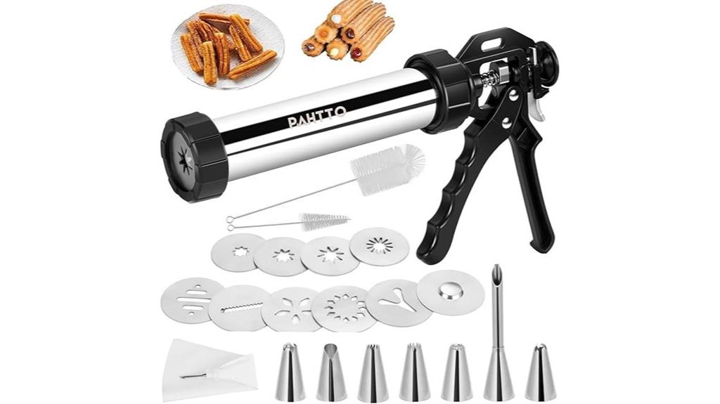 churro machine with accessories
