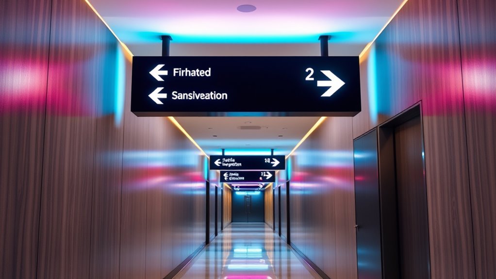 clear signage enhances safety