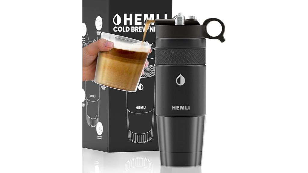 cold brew with ceramic cup