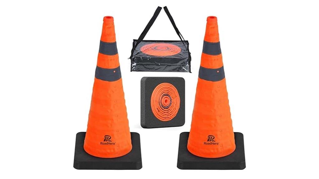 collapsible traffic cones pack