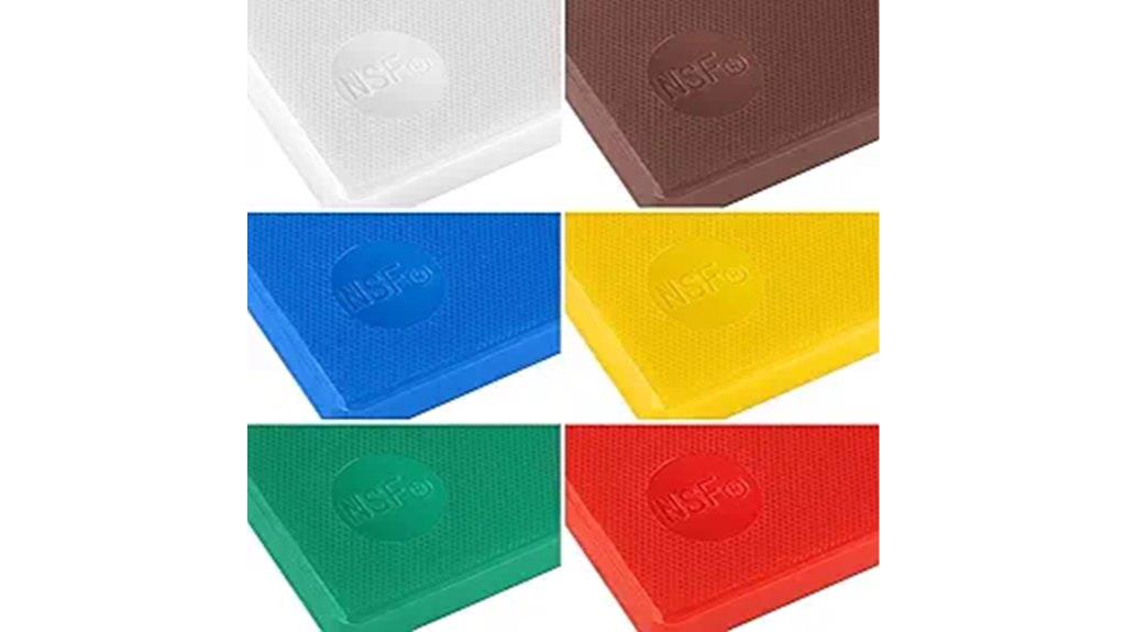 color coded kitchen cutting boards