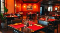 colors influence dining moods