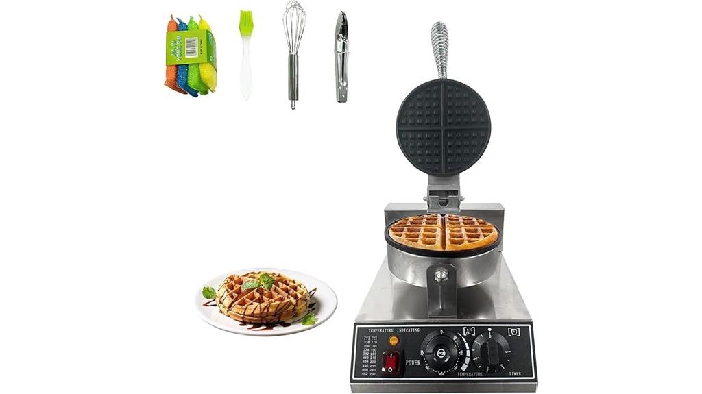 commercial 110v 1200w waffle maker