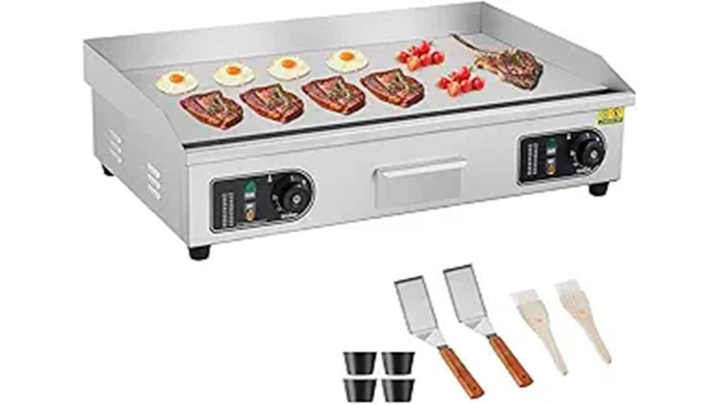 commercial 30 inch electric griddle