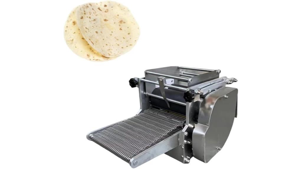 commercial flour tortilla press