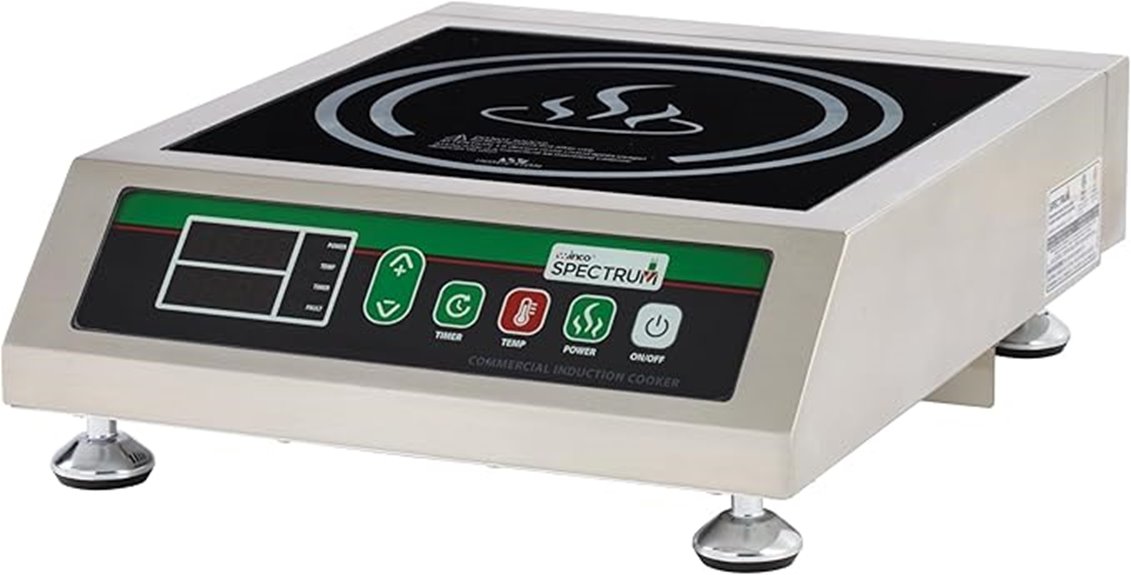 commercial induction cooktop