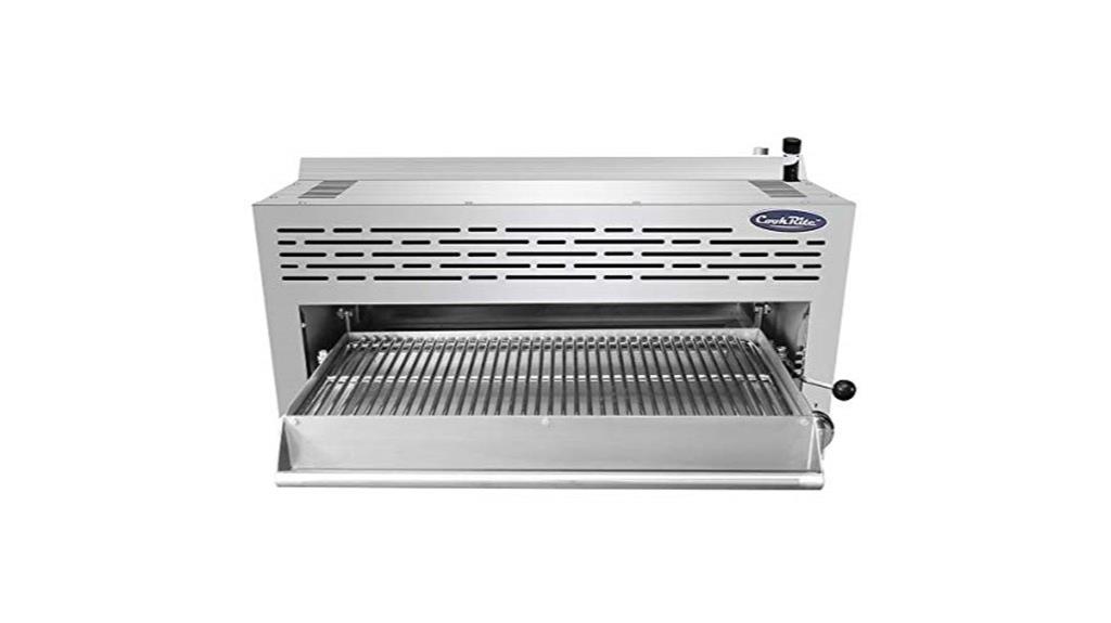 commercial infrared salamander broiler