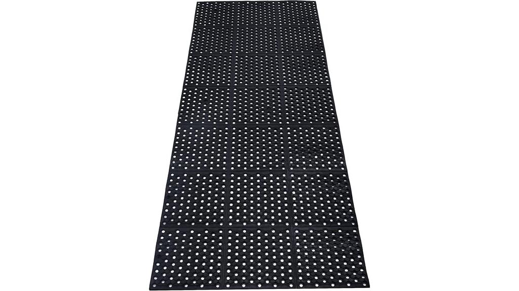 commercial rubber drainage mat