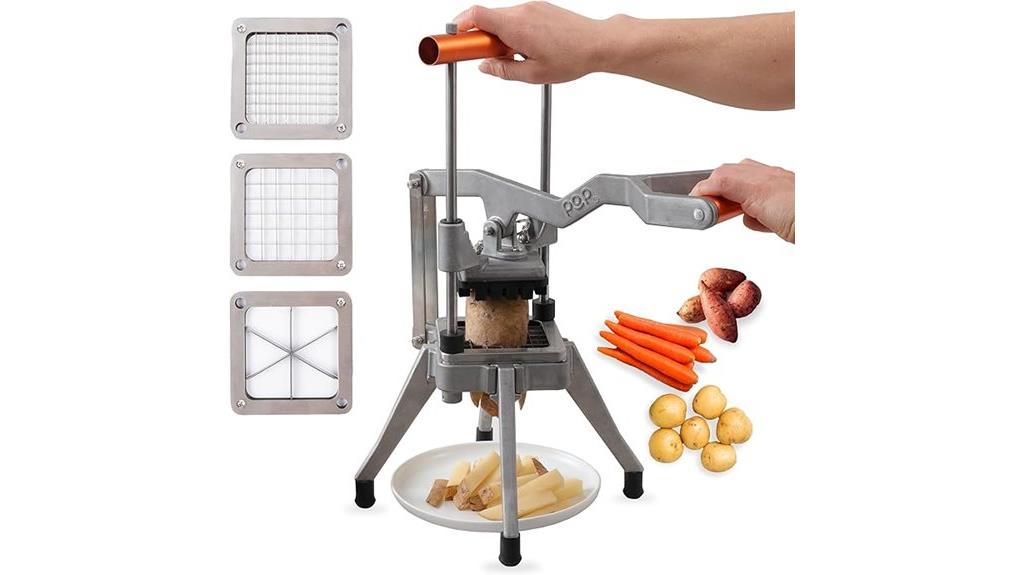 commercial stainless fry cutter