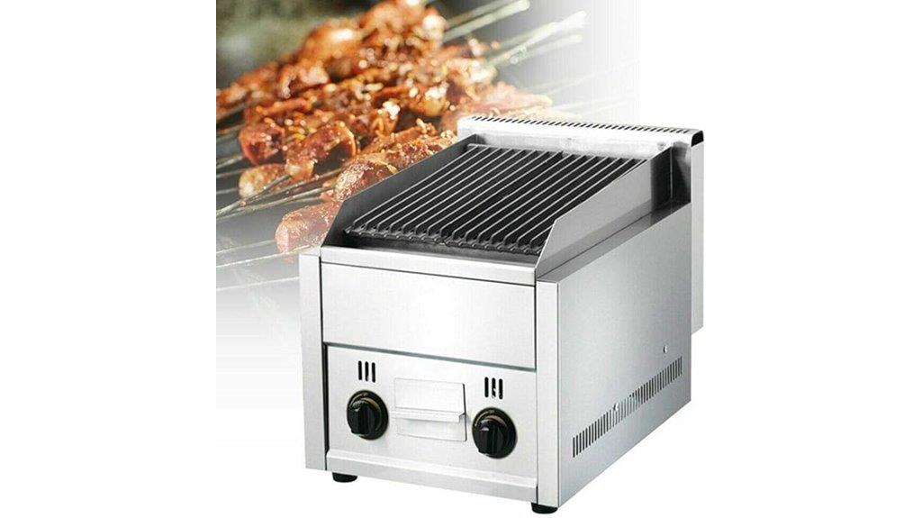 commercial stainless steel grill