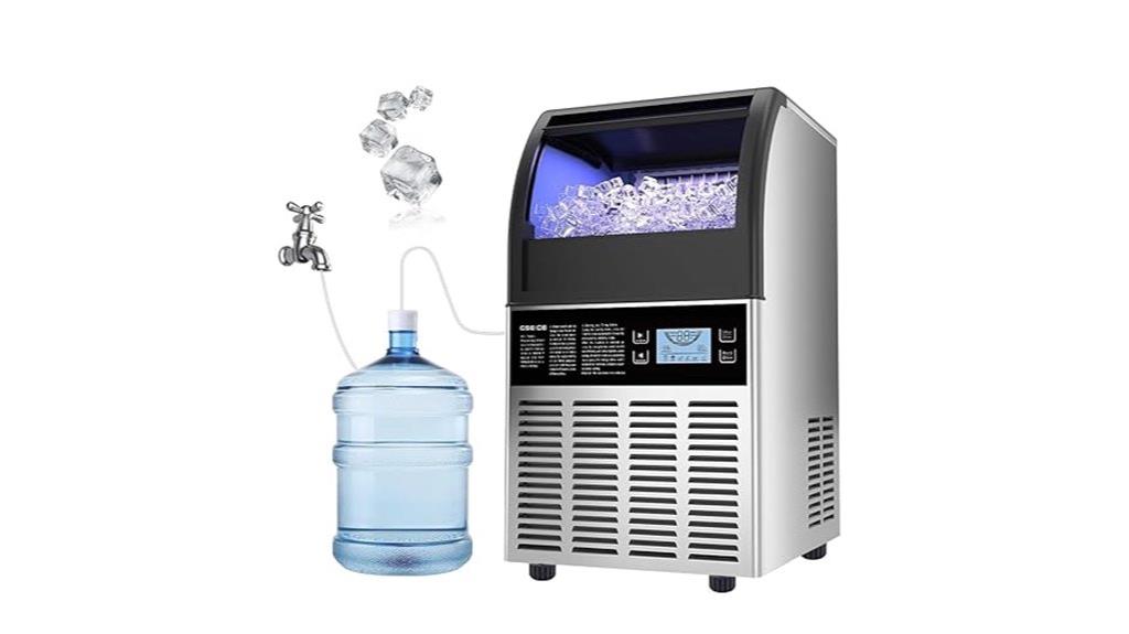 commercial stainless steel ice maker