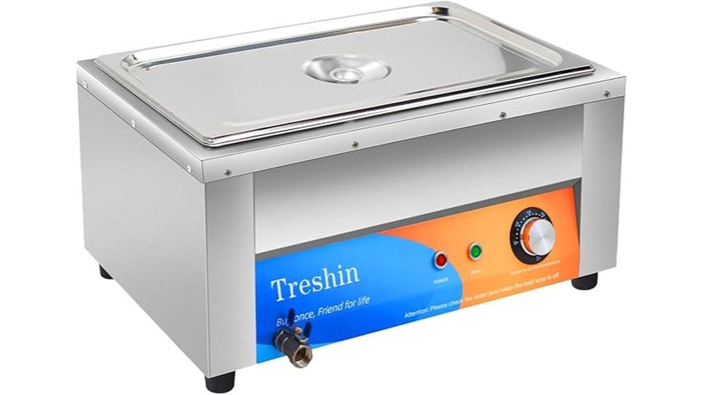 commercial stainless steel warmer