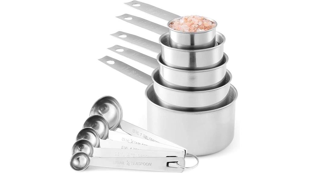 complete stainless steel set