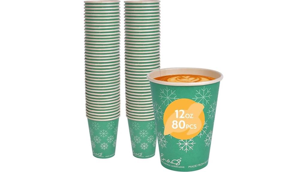 compostable 12oz coffee cups