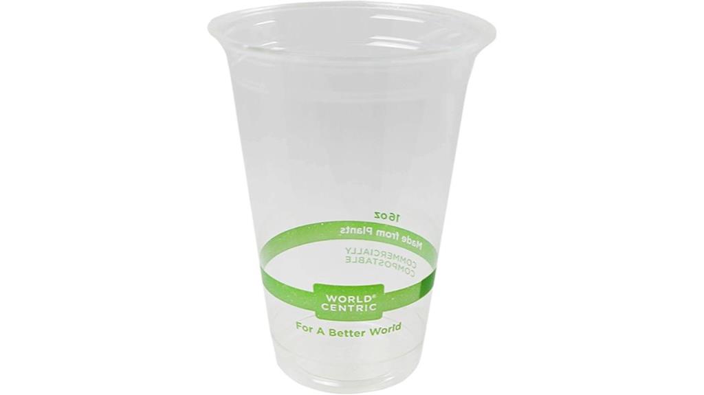 compostable 16 oz cups