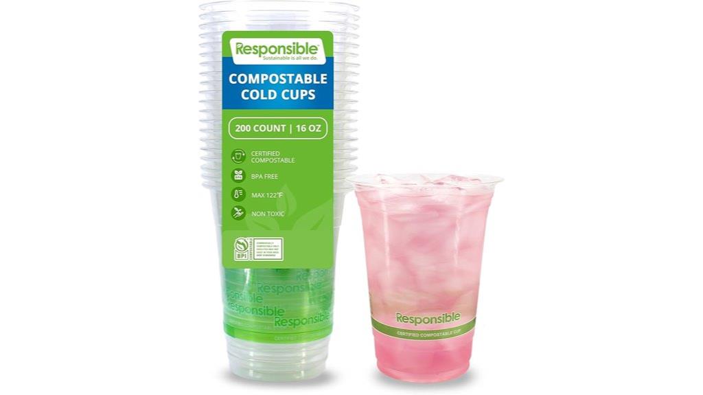 compostable 16 oz cups