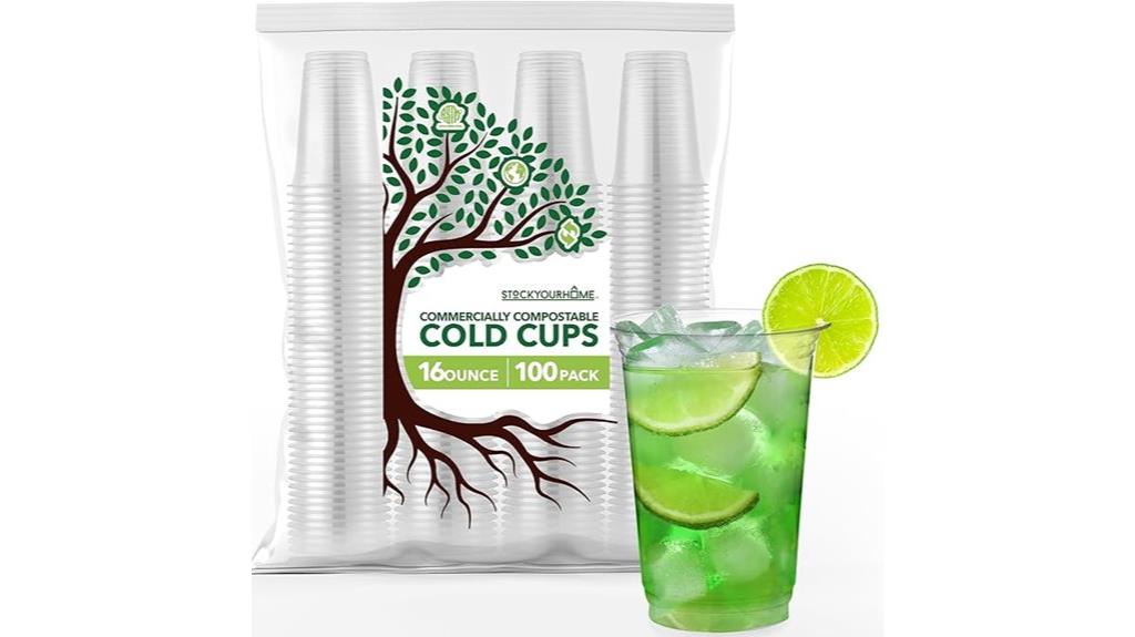 compostable cold cups pack