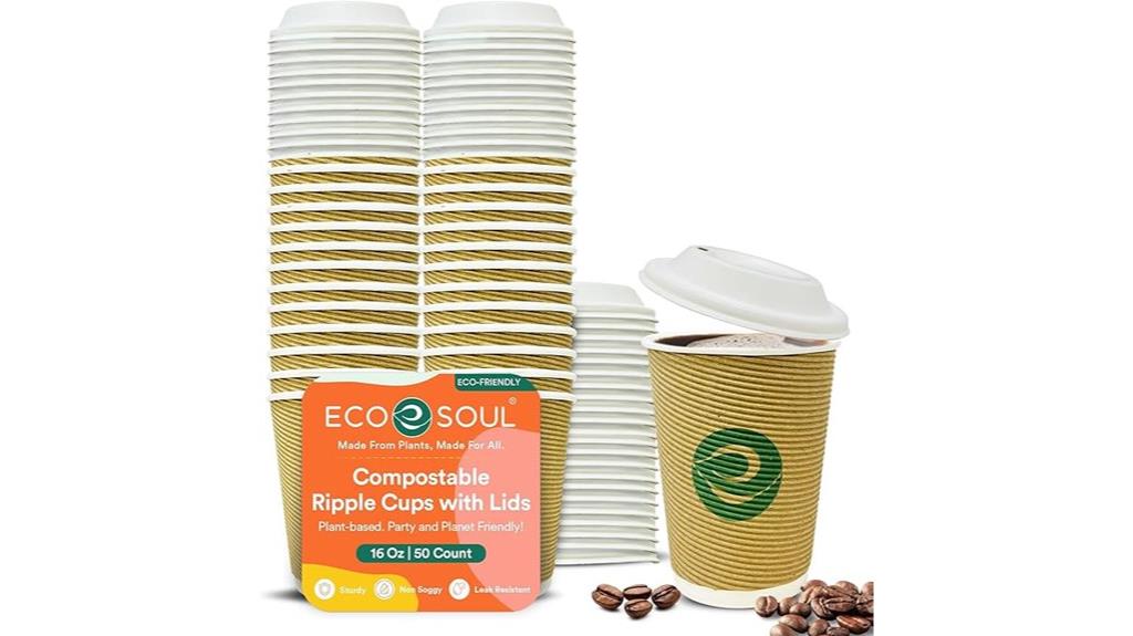 compostable ripple cup pack