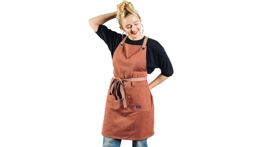 cooking apron for crossback