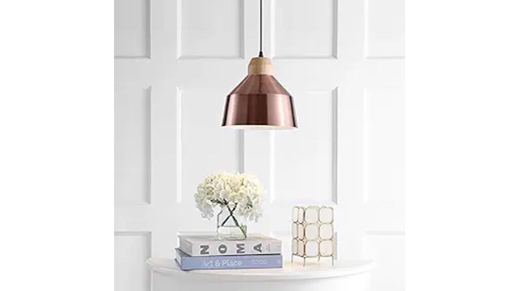 copper brown pendant light
