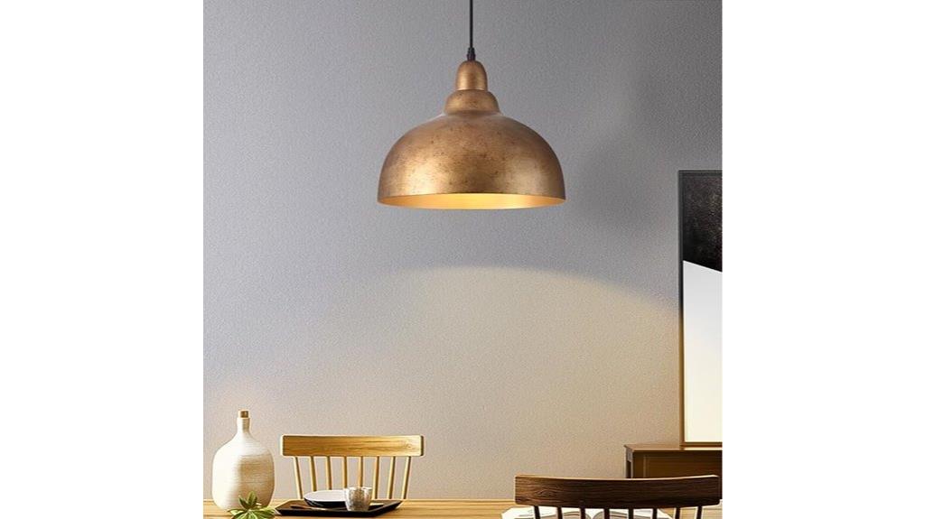 copper kitchen island pendant